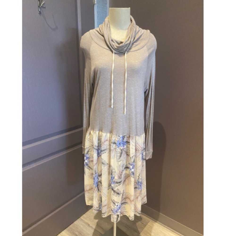 Cowl neck tunic